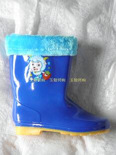  包邮儿童雨鞋 中童雨靴喜羊羊儿童 舒适棉雨鞋 棉雨靴 水鞋 套鞋