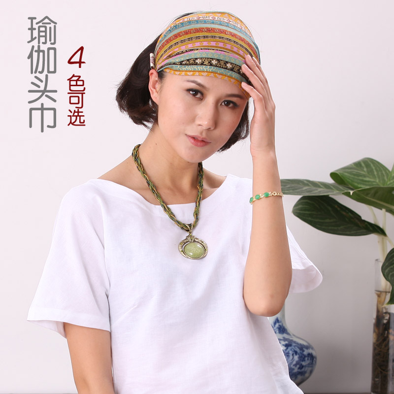 Ethnic style Kang Su Yoga ribbon motion Forehead meditation run Headband Sports scarf Sweatin the Sports/Yoga/Fitness/Fans supplies , Yoga , Yoga ribbon category - from Buy2taobao.com to provide professional Taobao agent buy service