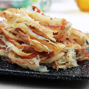  舟山特产 小美人 铁板 鱿鱼丝 225克 鱿鱼条 海鲜零食 满额包邮