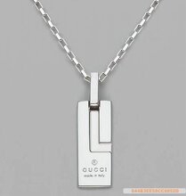 充三皇冠正版纯银GUCCI古奇古驰大L中性项链.男女可配戴抵价券-饰品/流行首饰/时尚饰品