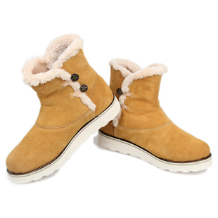  英伦潮流马丁靴男士雪地靴清仓 低筒保暖鞋 男靴子短靴韩版男棉靴