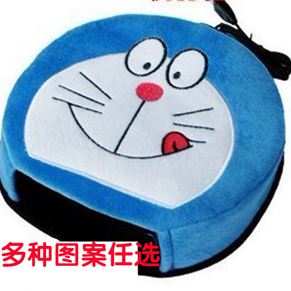 3皇冠 卡尔龙正品USB发热鼠标垫卡通暖手宝印花锈花护腕可选Y188