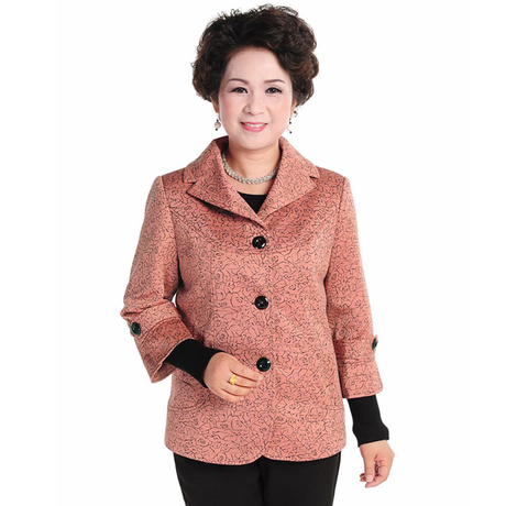 中老年春秋装女外套大码中年女装小西装 七分