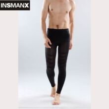 INSMANX 男士塑身 秋裤 收腹 紧身 提臀 瘦腿长裤 九分裤 大象腿