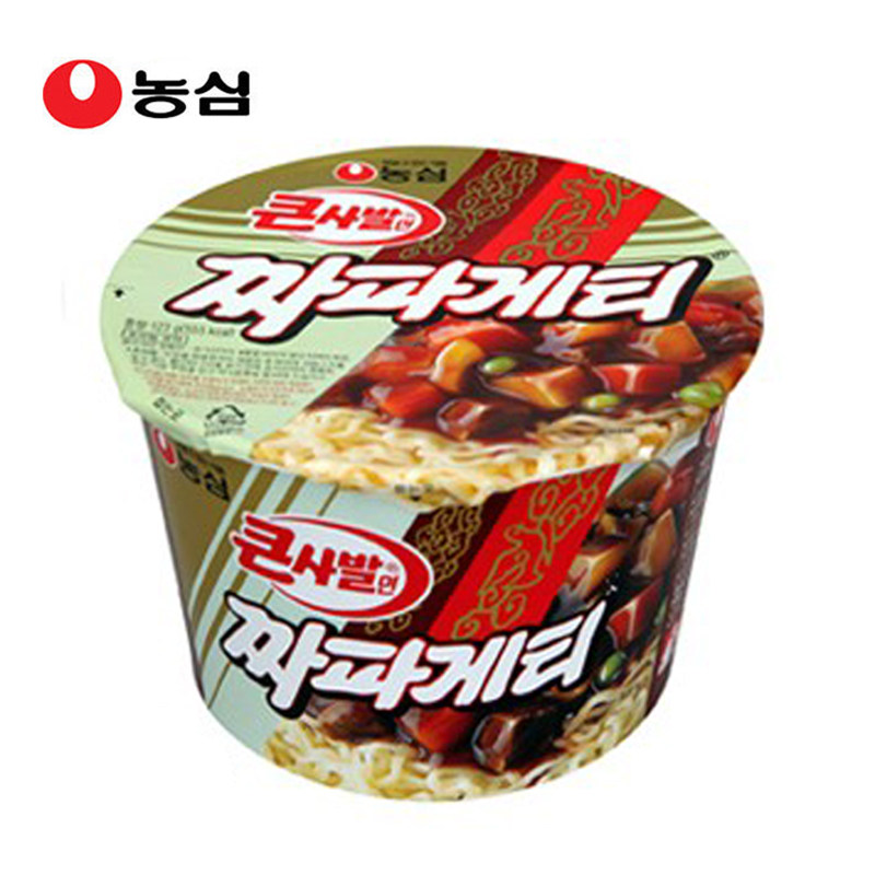 【天猫超市】韩国进口农心炸酱味大碗面123g 韩味方便面 拌面