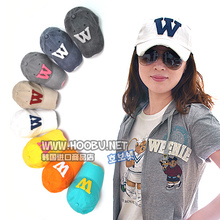 韩国进口正品 W字棒球帽/2011韩版/N9<span class=H>李</span><span class=H>孝利</span>男女帽子/10色
