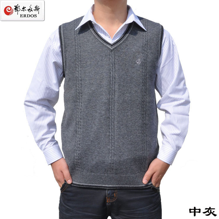 <em>毛衣背心</em>,2011新款 <em>男士</em>/男式 <em>V领</em> 针织背心 毛