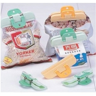 E8744 simple three golden delicious food a powerful seal sealing clip 2 clip Pocket bag