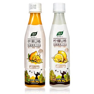  中粮 悦活芒果U格+柠檬U格 乳酸菌果汁饮品 各五支（350ml*10）