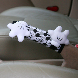 Japan NAPOLEX Mickey black and white classic series car hand brake cover WD-132/WD-106