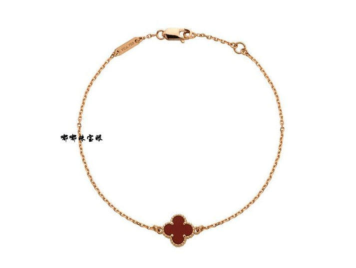 ����ű� Van Cleef&amp;Arpels  �ƽ���Ҷ����18K������ ��֤��
