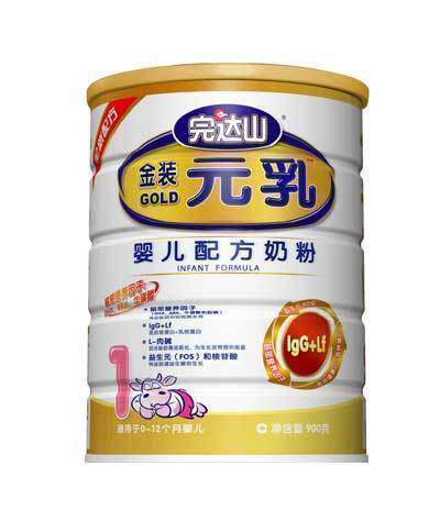 央视战略伙伴 完达山奶粉金装元乳婴儿配方奶粉180克 48个包邮