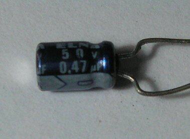 ELNA 蓝色精品50V0.47UF  每个仅1毛
