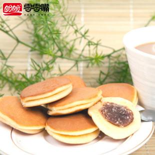  盼盼零零嘴食品早餐西式糕点铜锣烧300g 多口味点心休闲小零食