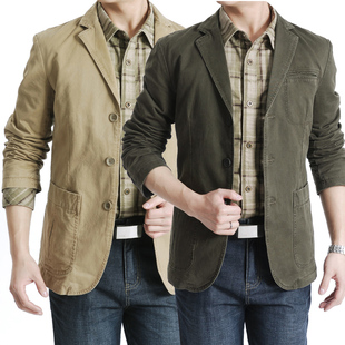  春装新款afs jeep西服 专柜正品 男装休闲西装/外套 加大码