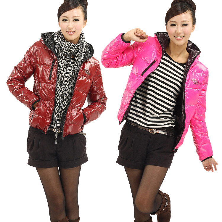 2011冰洁羽绒服正品女清仓特价 女士羽绒服 女 短款 连帽羽绒服女