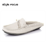 STYLE FOCUS男士包头情侣拖鞋 夏季凉鞋/包头皮拖/沙滩鞋/潮拖 男