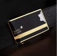 2012新款万宝龙/Montblanc 男式皮带自动扣高档腰带铜扣电镀