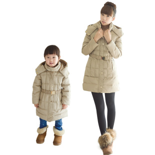  正品C-ZARA儿童羽绒服女童大童学生版中长款童装羽绒服可亲子装