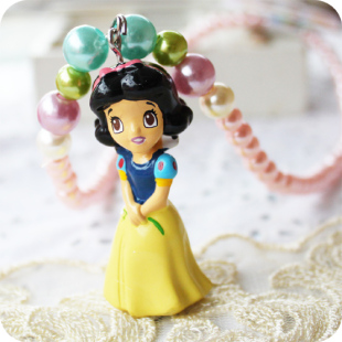  B21 出口日本disney迪斯尼公主系列儿童项链女宝宝饰品