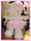 HELLO KITTY公仔 毛绒玩具 粉白柔绒蝴蝶结