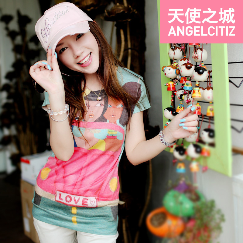 高端数码印花修身...