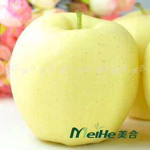  美合 黄香蕉苹果 适合老人宝宝 黄元帅黄金帅粉苹果 新鲜水果