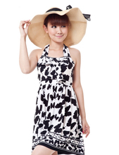 麦考林女装正品新款2011夏装欧梦达青春无敌可爱挂脖连衣裙