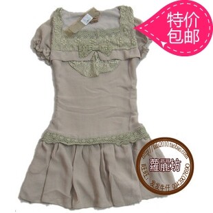 包邮2012新款专柜正品佰里希媛媛<span class=H>流行前线</span>女夏装连衣裙子荷叶边清
