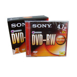 SONY DVD+RW 索尼单片装可反复擦写DVD刻录盘4.7G空白光盘 正品