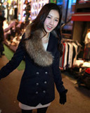 2011冬装上新韩版大码女装修身加厚中长款棉衣外套 保暖外套