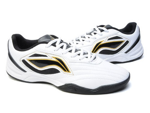  李宁男式ASWF031-1时尚配色耐磨室内足球鞋  ASWF031-1