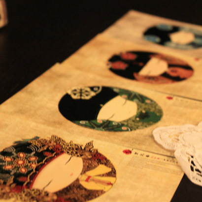 金陵十二钗贺卡...