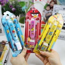 愤怒的小鸟 文具套装礼盒 圆珠笔+自动铅笔+尺子+笔芯 学生奖品