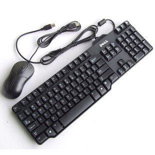 秒杀DELL有线键鼠套装戴尔键盘鼠标套装 DELL8115防水usb键鼠套装
