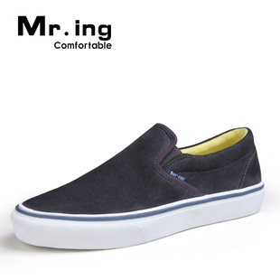 Mr.ing Su small waves of new danxie warm spring fashion shoes suede leather leisure men shoes F1313
