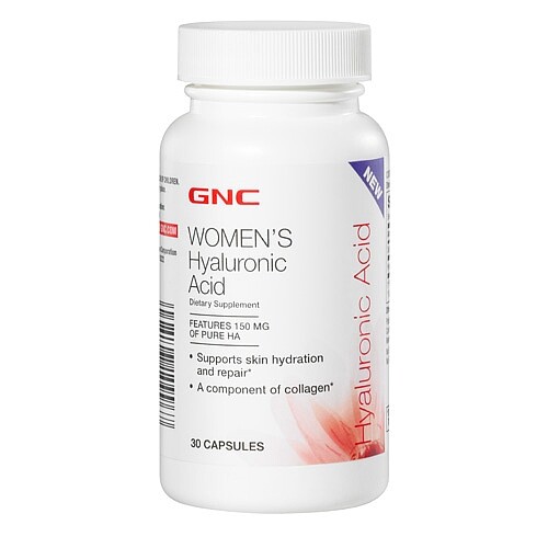 【冲4皇冠】美国GNC 女性透明质酸胶囊玻尿酸150mg30粒补水正品