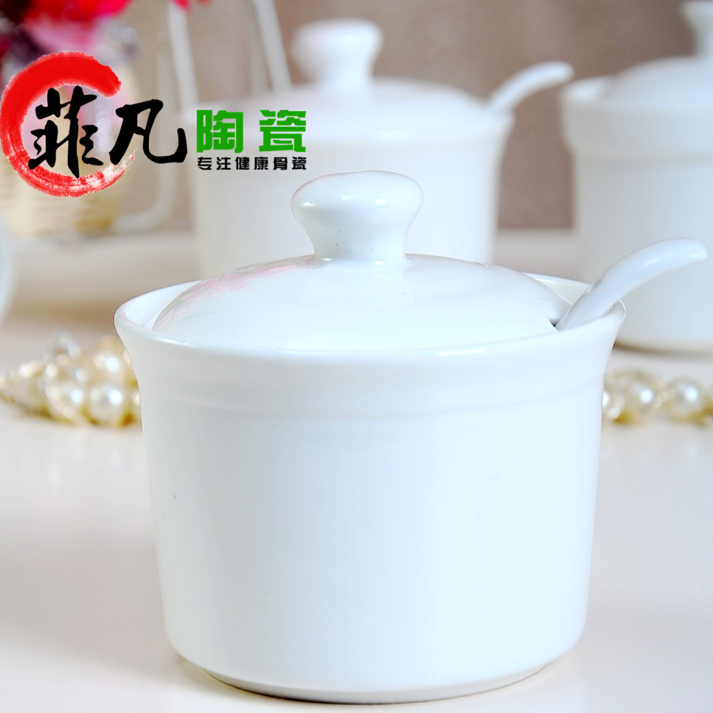 纯白骨瓷调味罐 调味瓶 盐罐 调料罐 陶瓷 两款可选|ruв категории кухня/посуда, кухонный Гаджет/кухня хранения, тарного хранения/кухня хранения посуды, приправы бутылки - от Buy2taobao.com для оказания профессиональной услуги покупки агента Taobao