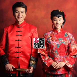名古演出服 古装 中式婚礼 婚庆礼服 秀禾服 同