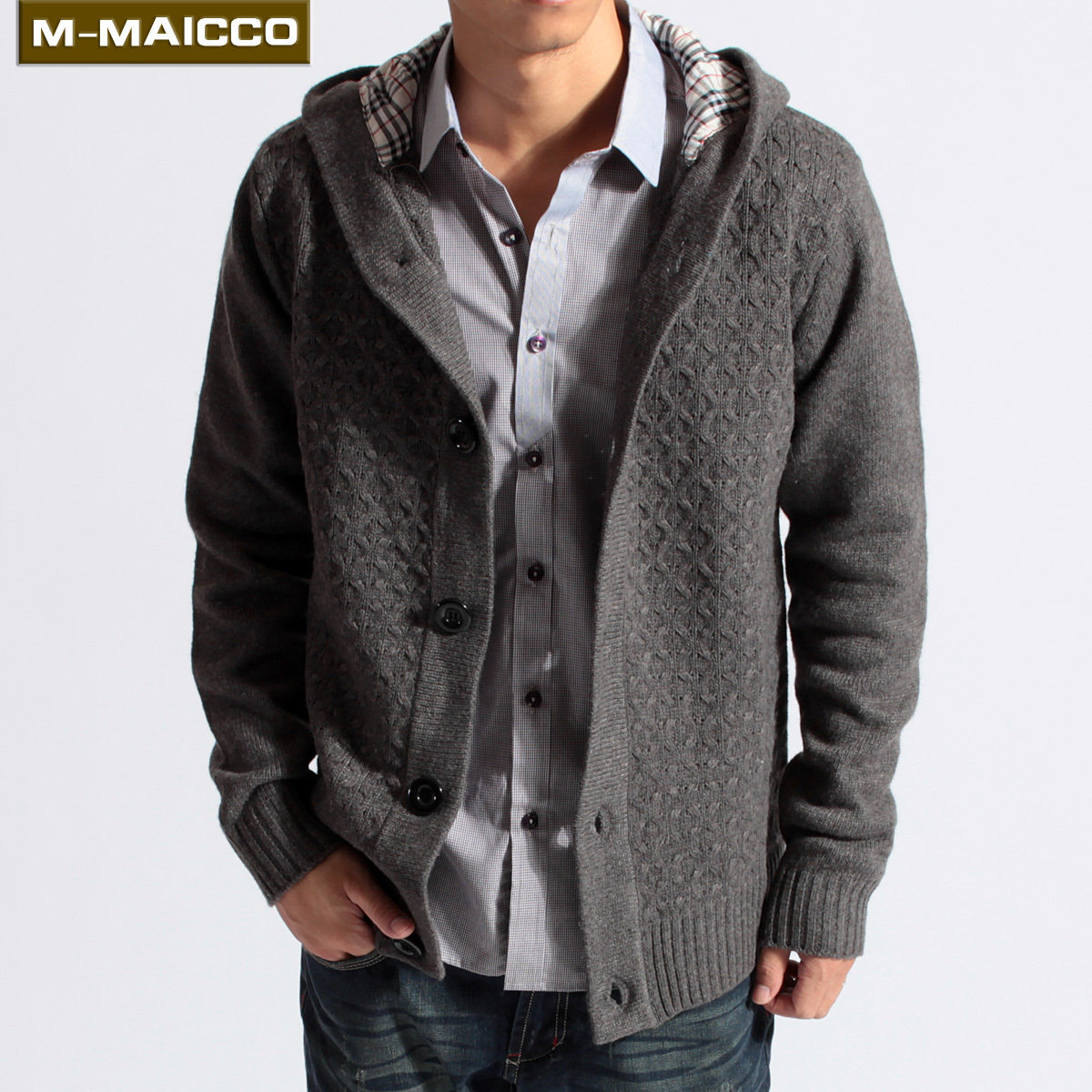 ������֮��װ��MMAICCO�� �����к��¿� ��ʿ�Ứ ��ñ��֯����/��ë��:YM2019