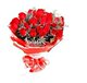 杭州花店33支红玫瑰花束