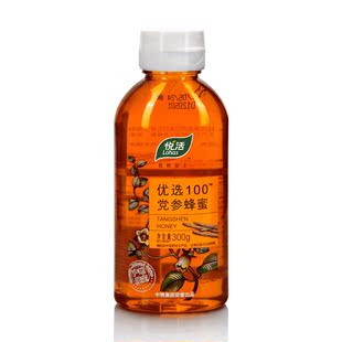  中粮 悦活优选100党参蜂蜜 纯天然蜂蜜 便携瓶装300g 买三包邮
