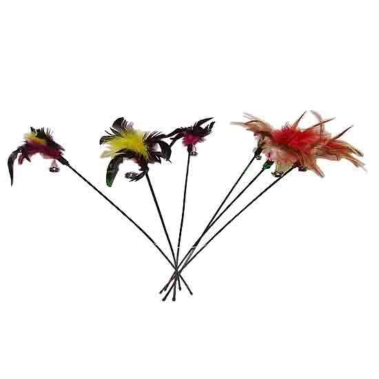 635,024 cat toys to amuse the cat bar fire feather chicken feather cat love + new