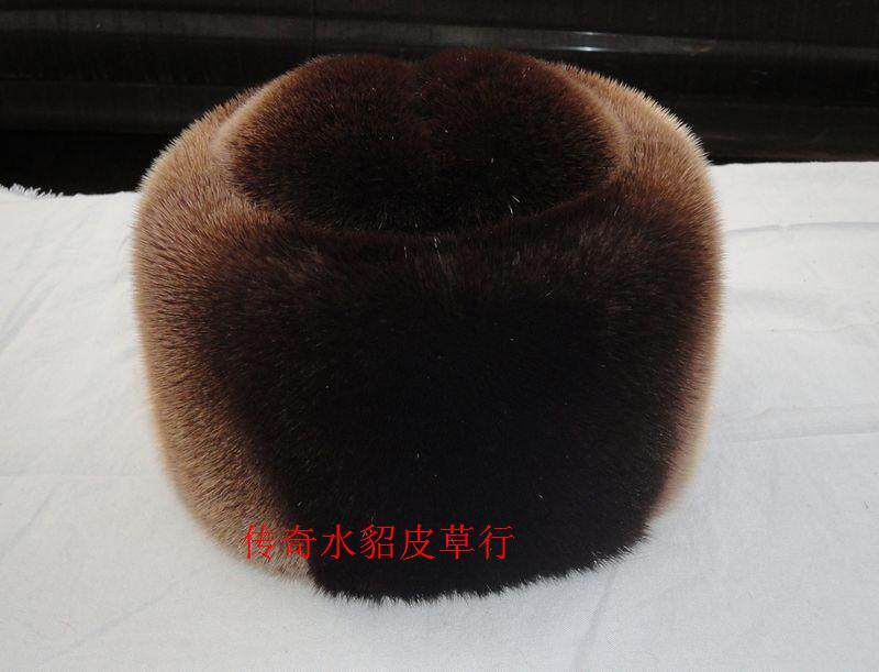 传奇水貂毛皮草 水獭<span class=H>帽子</span>冬季<span class=H>帽子</span><span class=H>男士</span><span class=H>帽子</span>韩版 总统帽 中老年