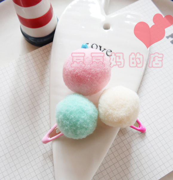 new pattern~Cute ice cream Sphere BB Clip Pets Teddy Yorkshire Dogs Clamp Jewelryin the Pet/Pet food and supplies , Pet apparel and accessories , Headdress category - from Buy2taobao.com to provide professional Taobao agent buy service