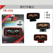 正品TYPE-R TR-313带灯越野平衡仪 水平仪 静音 黑色/碳钢/桃木