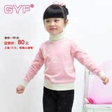 2011秋冬GYF品牌高领温馨雪花女童羊绒羊毛衫小公主毛衣◆088081