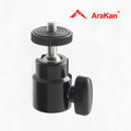 Arakan正品1/4英寸螺丝接口 数码相机摄影登山杖专用球型小云台