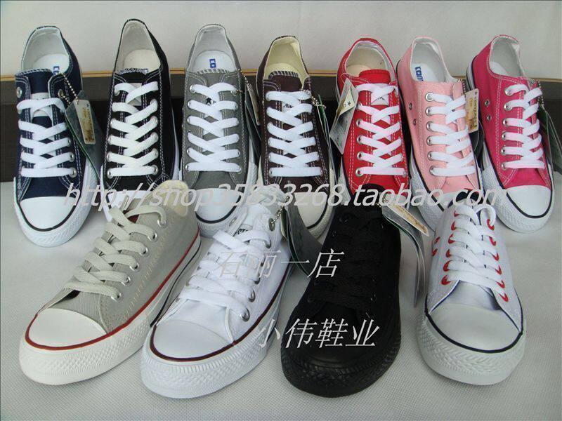 ★冲冠清仓特卖★匡威/CONVERSE帆布鞋 匡威低帮情侣帆布鞋