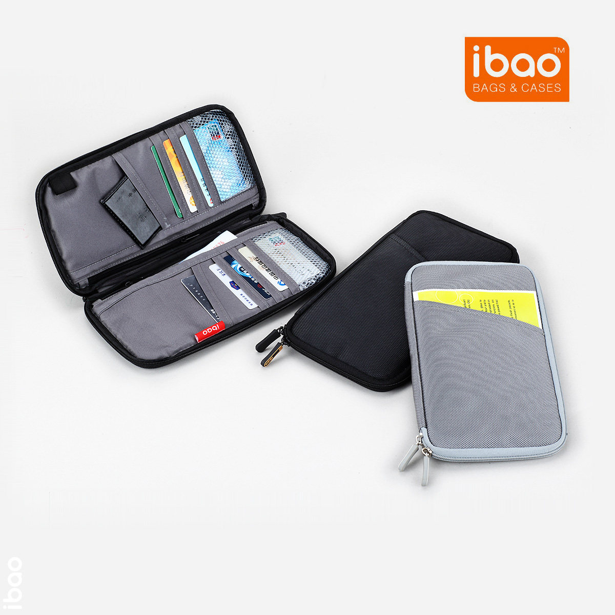 ibao艾堡卡包 男 女士通用护照包 多功能 名片卡套 证件包套CB01